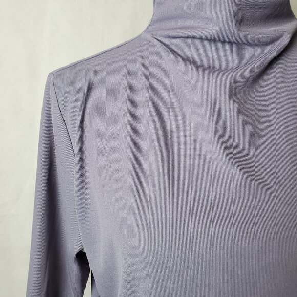 Worthington Short Sleeve Ribbed Mock Turtle Neck Top - XL - Picture 3 of 3